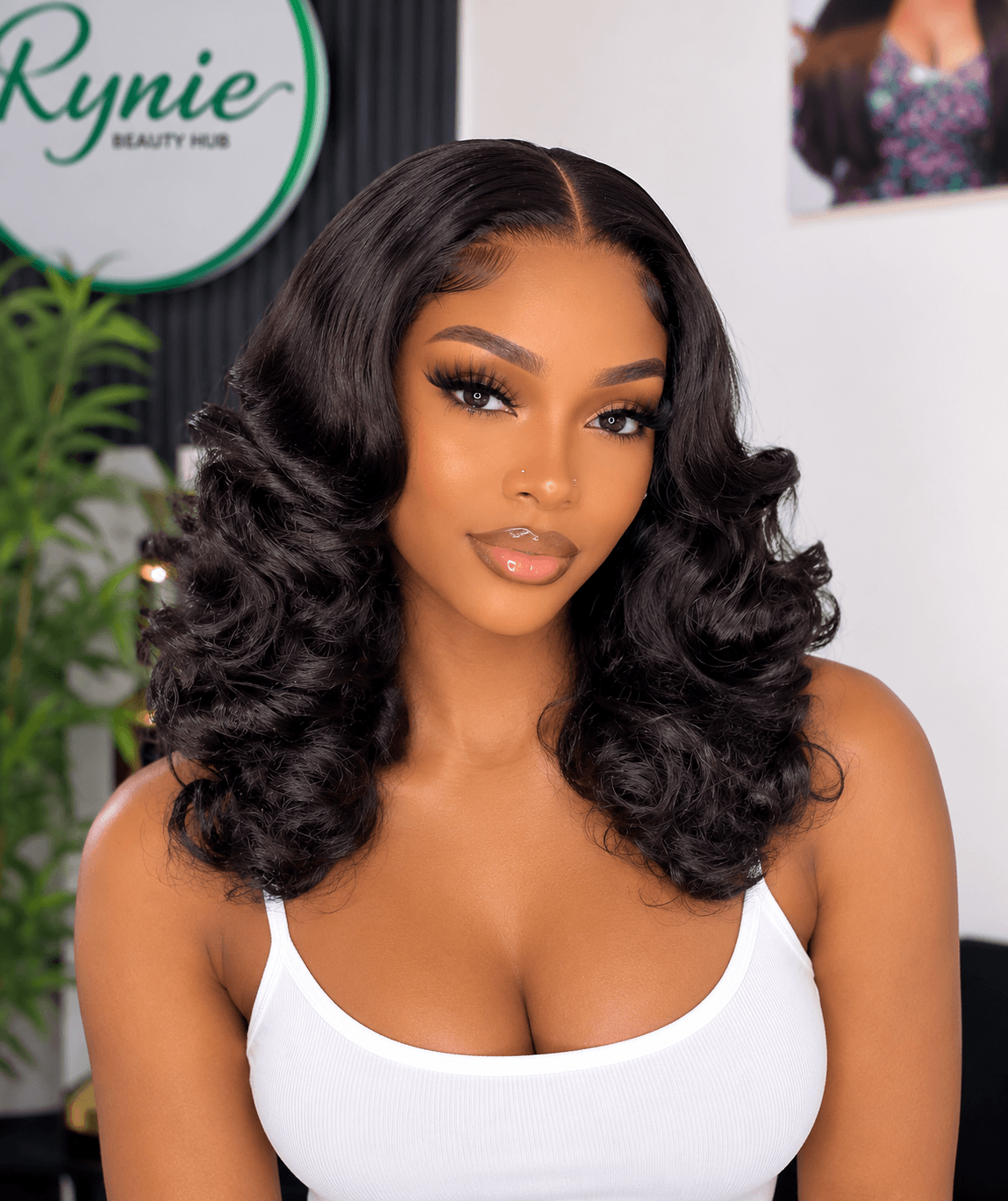 OHEMAA Double Drawn Bouncy Wig – 4x4 Closure
